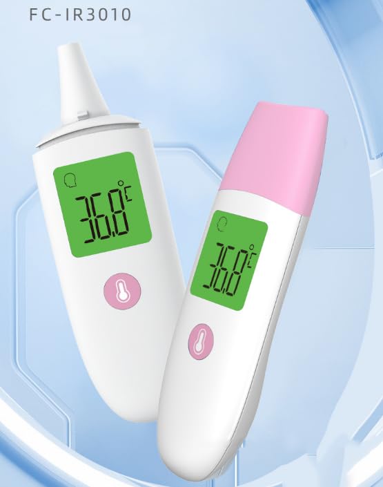 Rechargeable Forehead Thermometer with Fever Alert