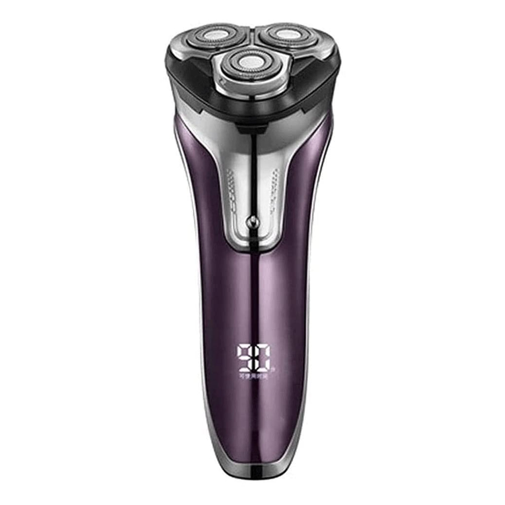 Waterproof Rotary Electric Shaver with Pop-Up Trimmer