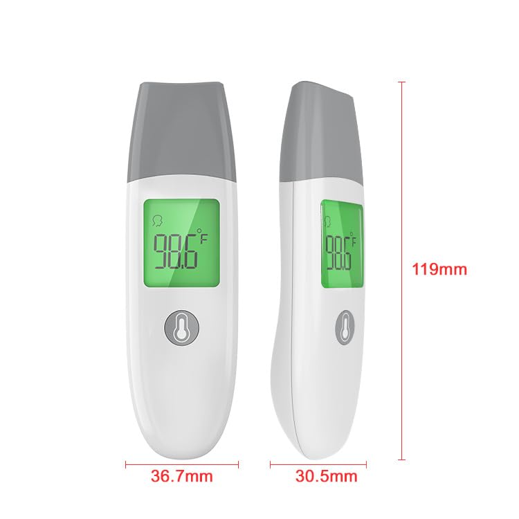 Rechargeable Forehead Thermometer with Fever Alert