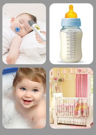 Rechargeable Forehead Thermometer with Fever Alert