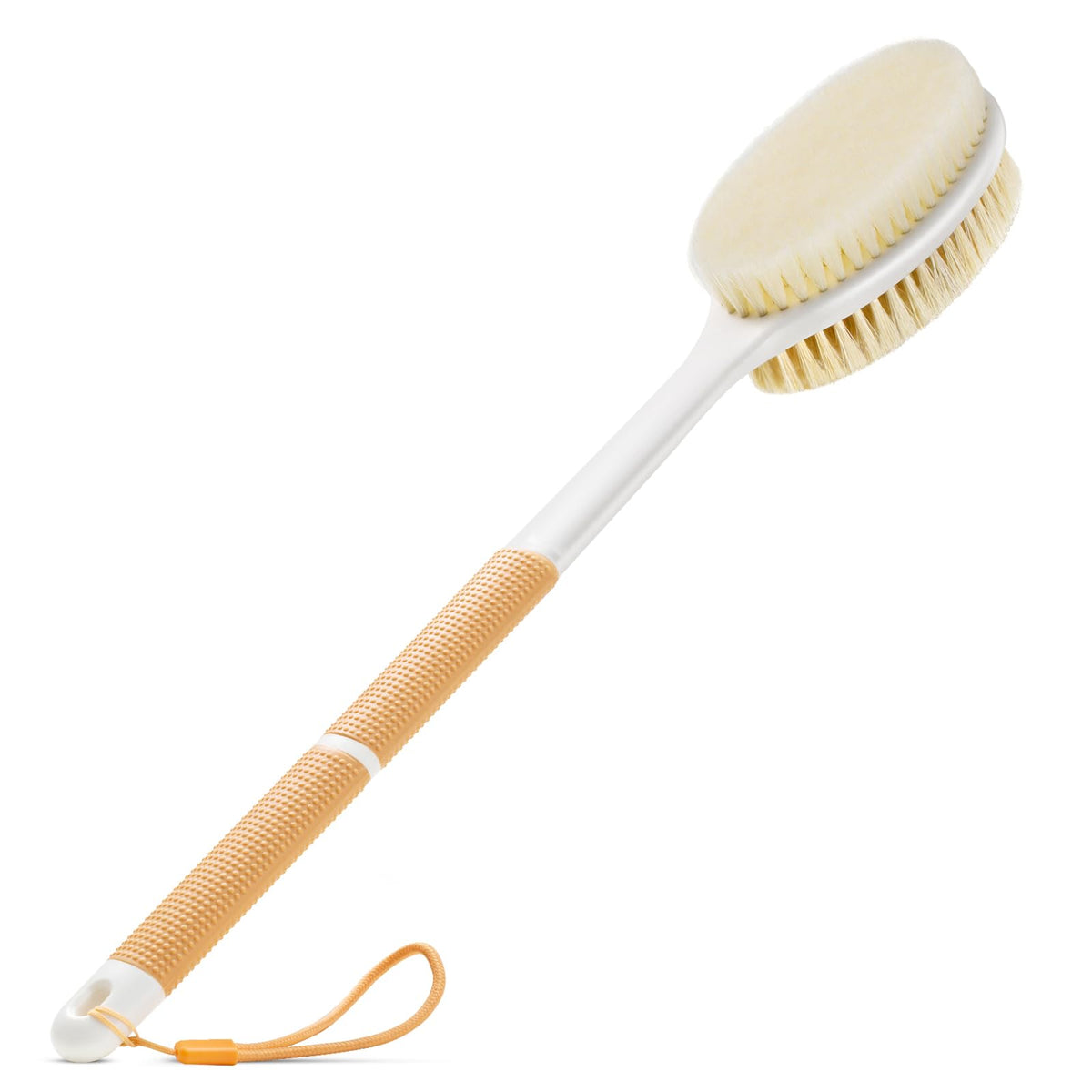 Long Handle Body Scrubber with Dual Bristles