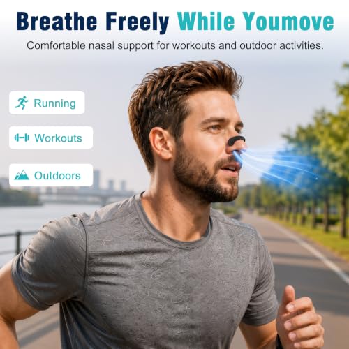 Reusable Nasal Strips for Breathing & Snoring, 30-Piece