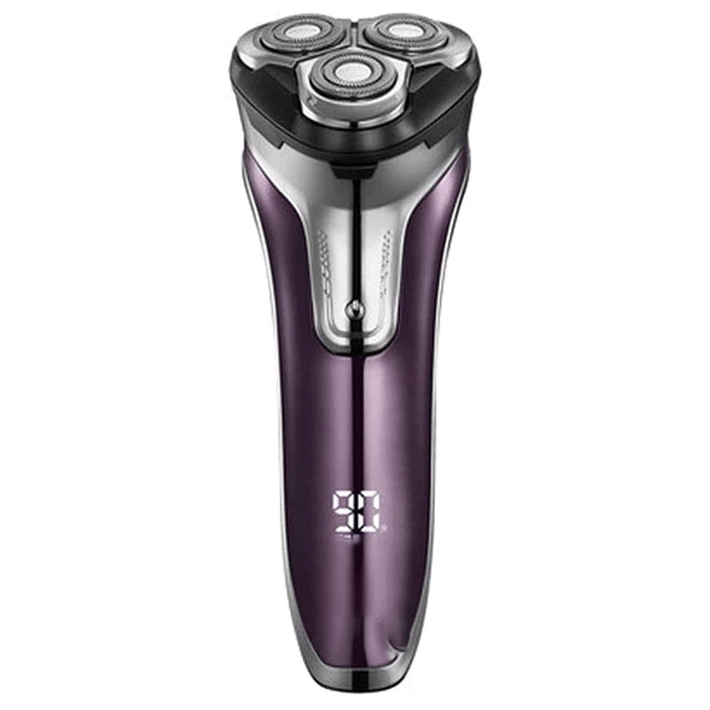 Waterproof Rotary Electric Shaver with Pop-Up Trimmer