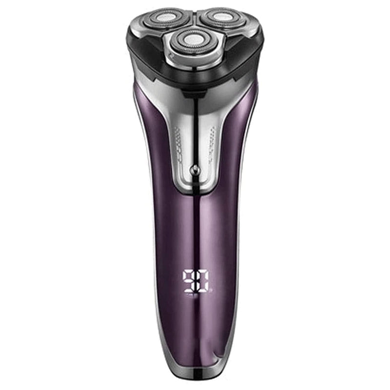 Waterproof Rotary Electric Shaver with Pop-Up Trimmer