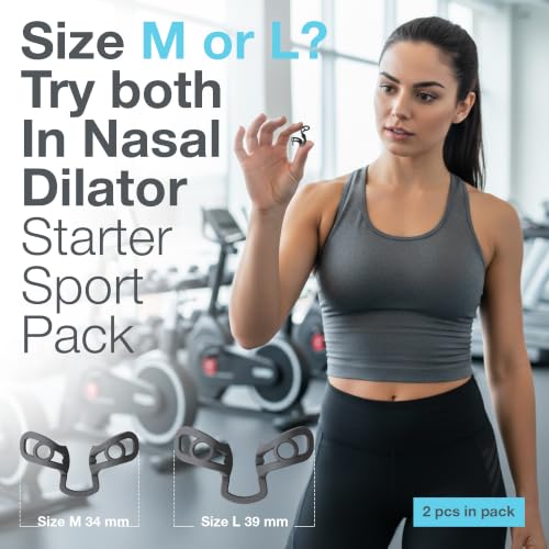 Reusable Nasal Dilator for Breathing & Snoring