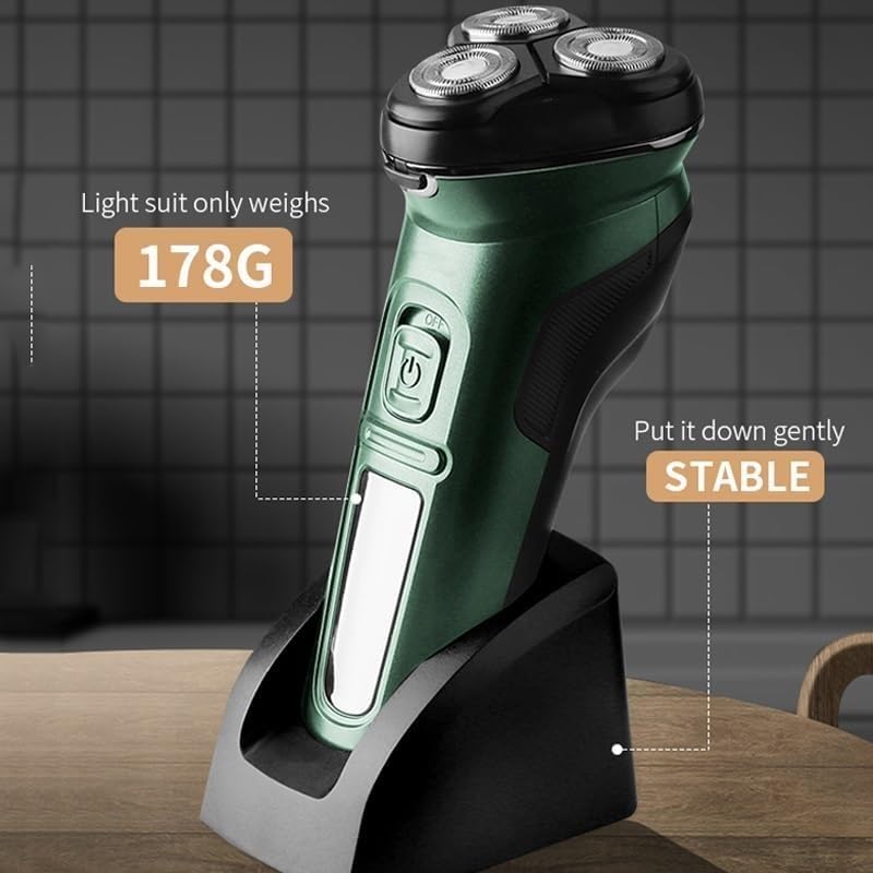 Waterproof Rechargeable Head & Beard Shaver