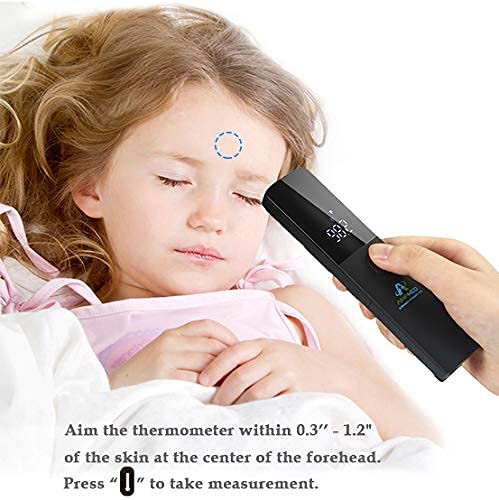 Non-Contact Infrared Forehead Thermometer, 4-Pack