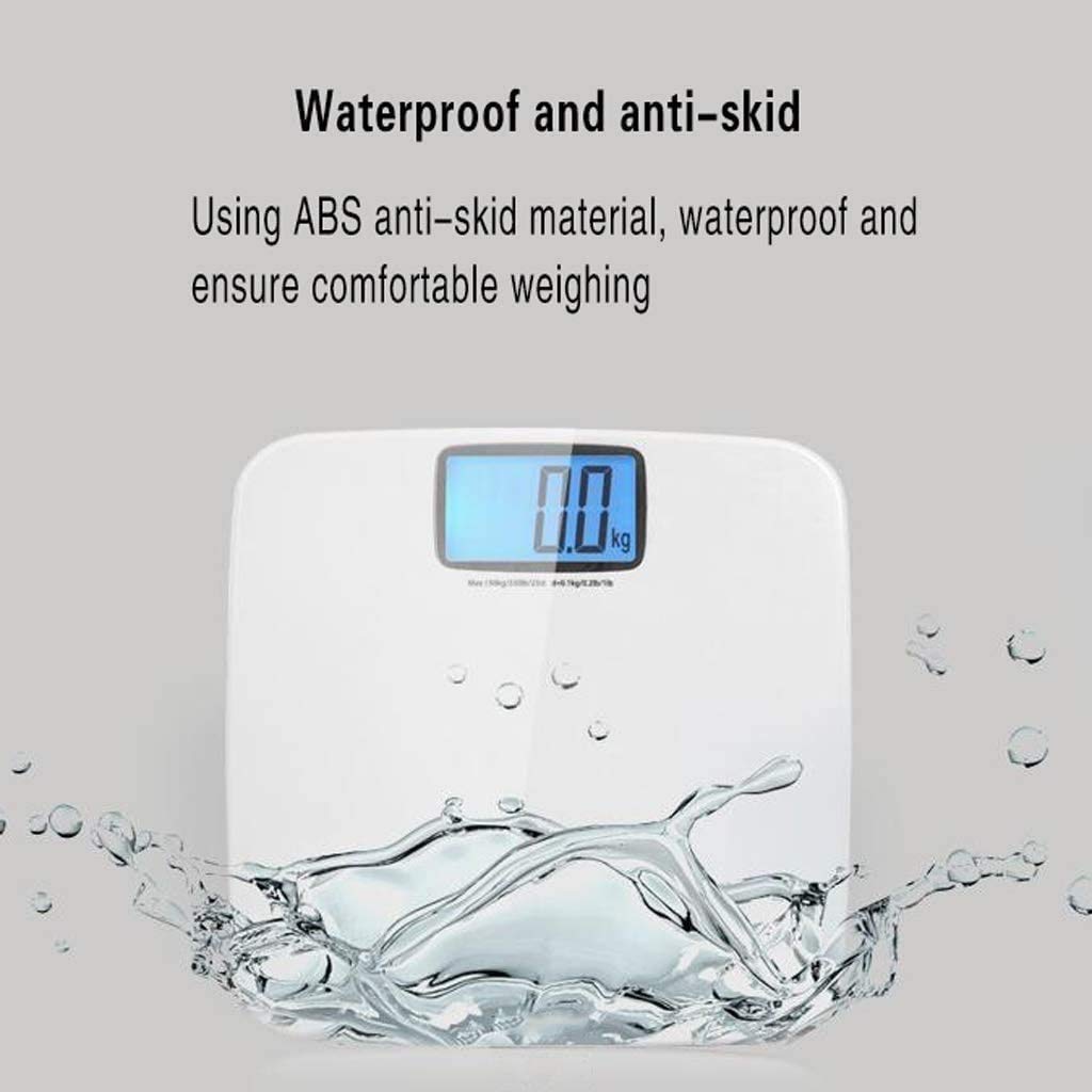 Digital Bathroom Scale with Backlit LCD