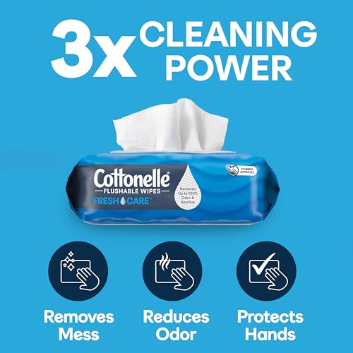 Flushable Adult Wet Wipes, 336 Count