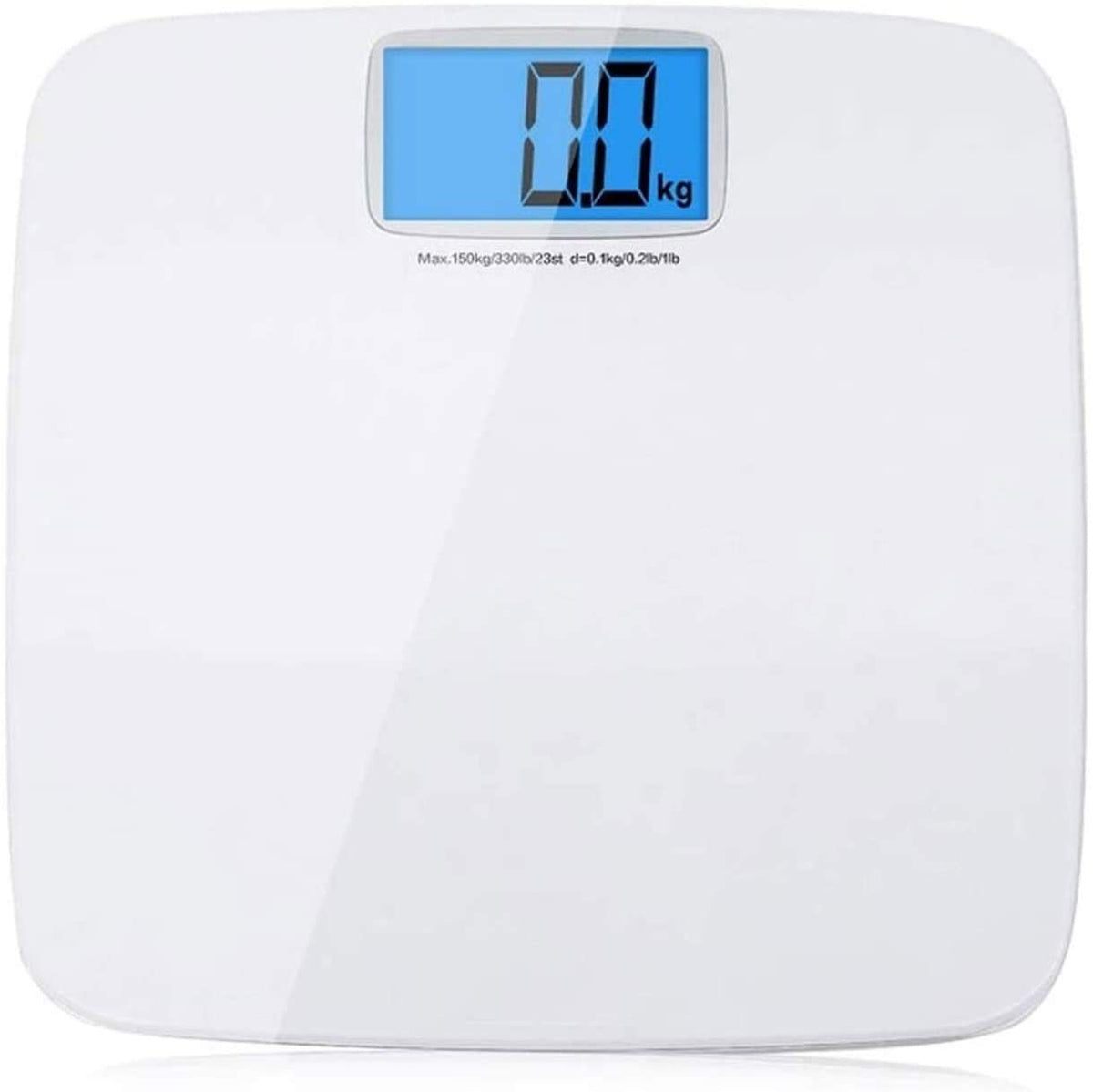 Digital Bathroom Scale with Backlit LCD