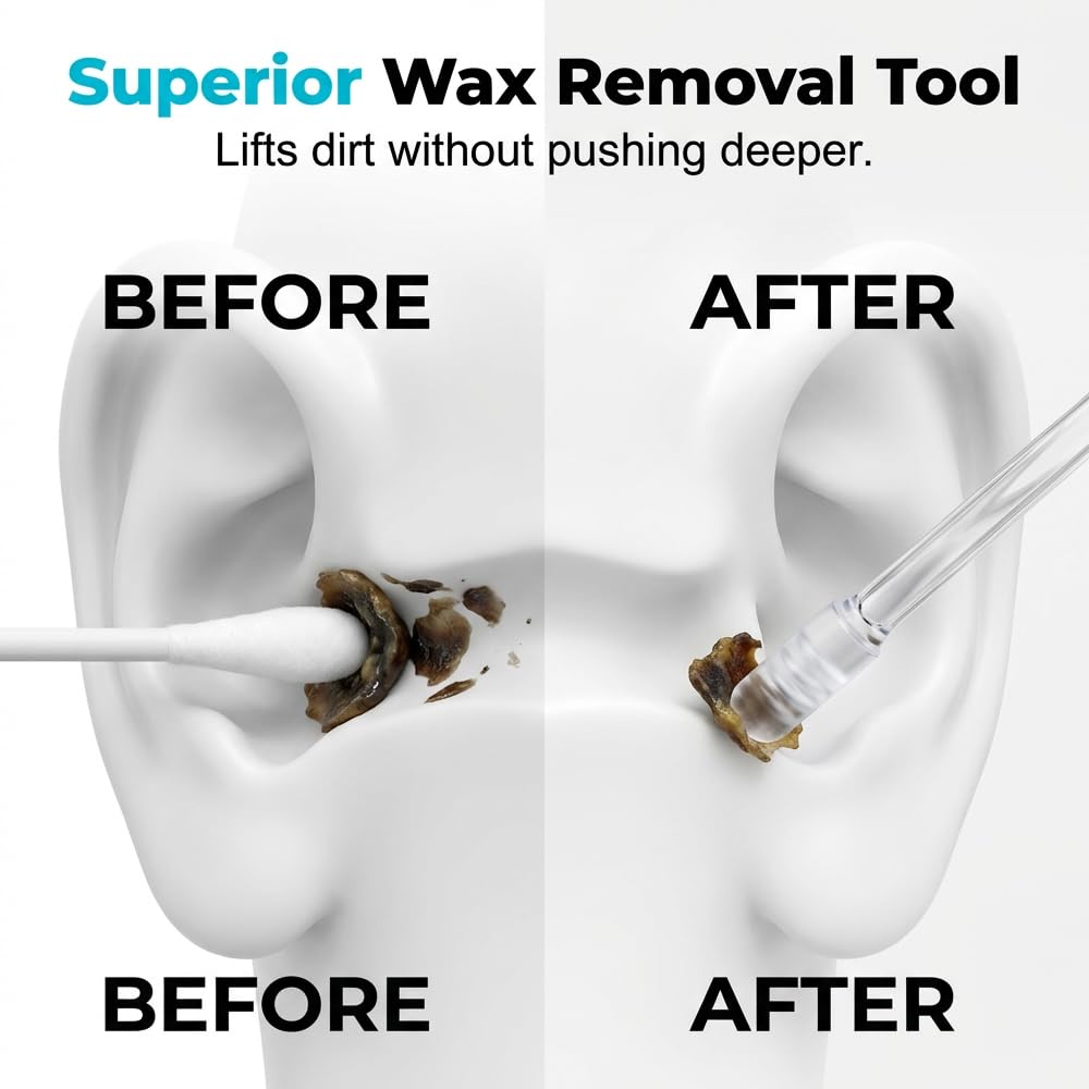 Reusable Adhesive Ear Cleaning Tool