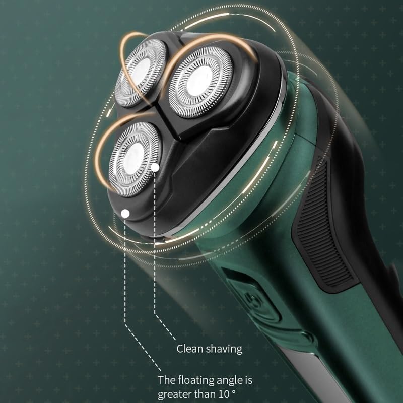 Waterproof Rechargeable Head & Beard Shaver