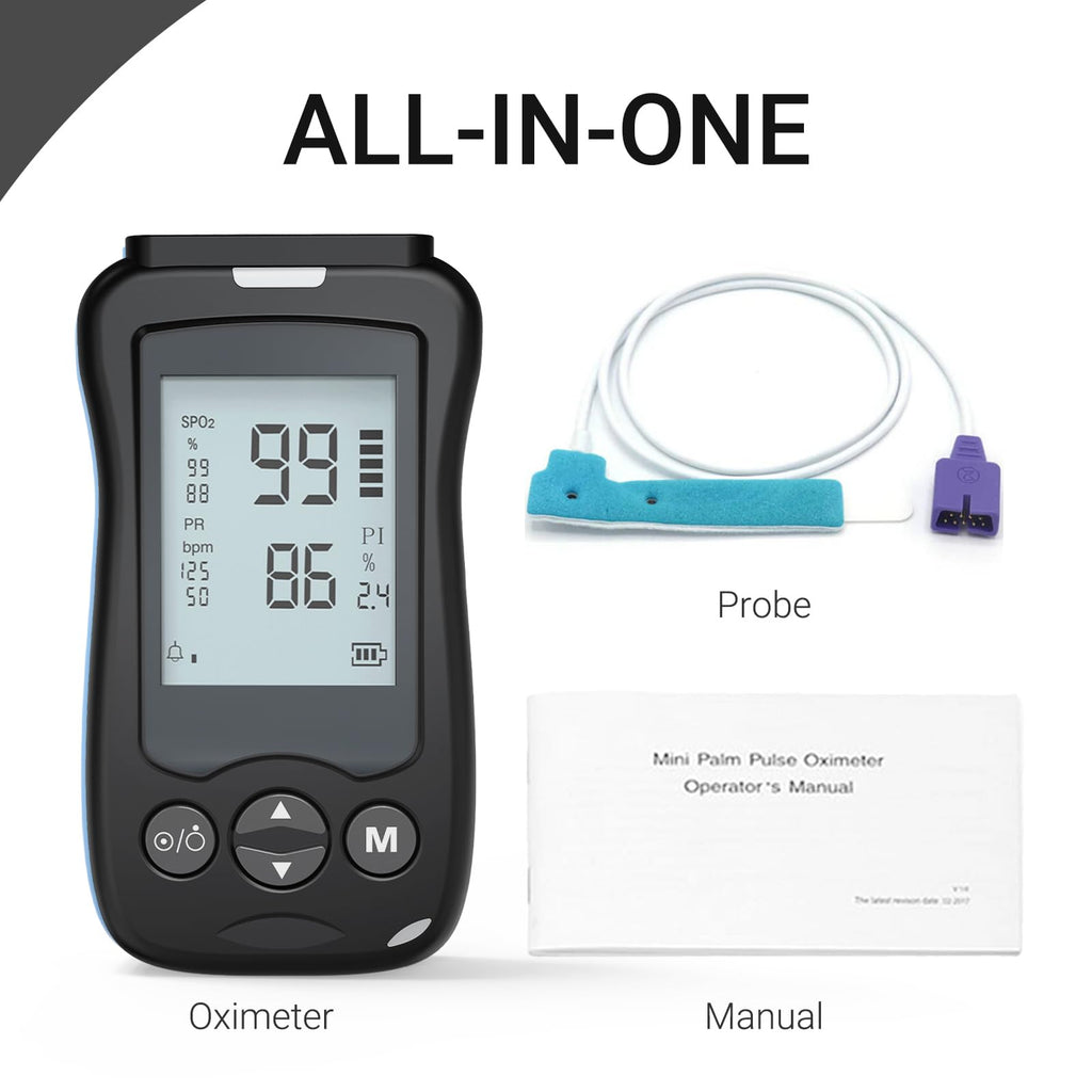 Pulse Oximeter Large 2.4‑inch HD LCD Display