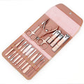 16-Piece Rose Gold Manicure & Nail Care Set