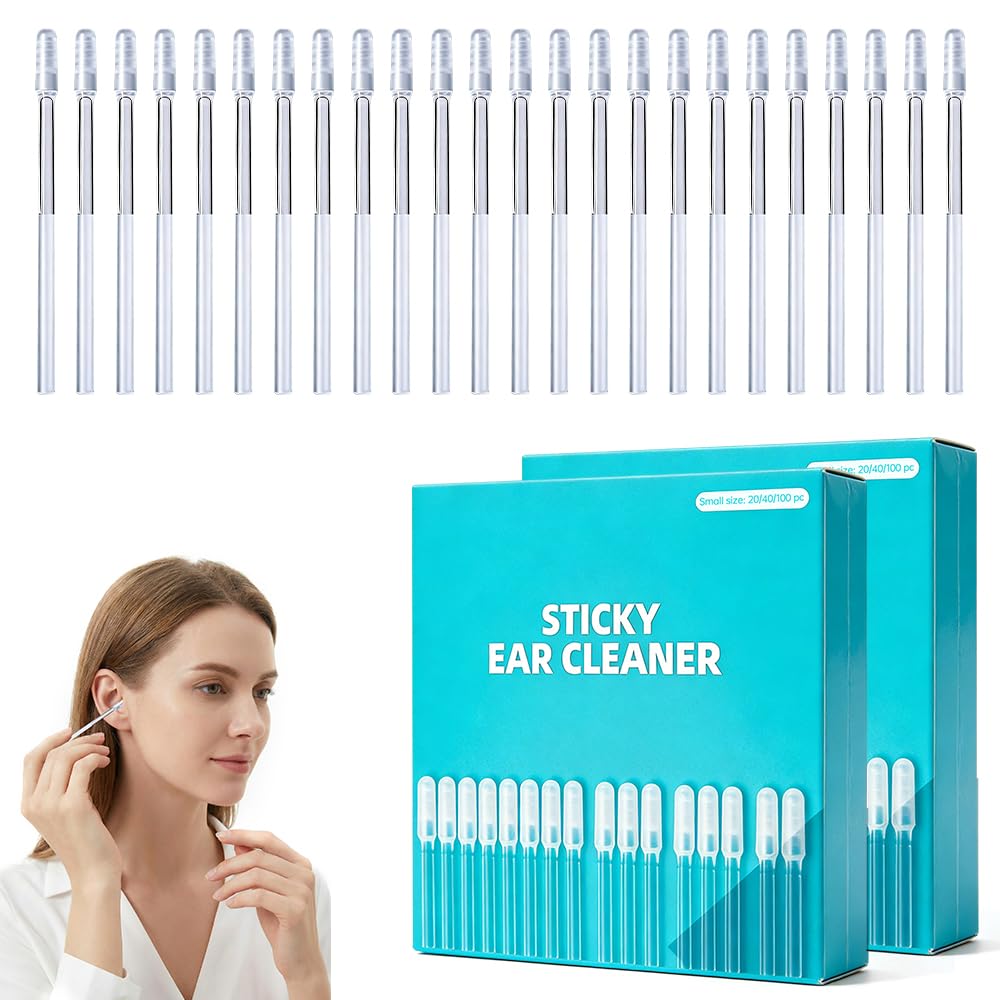 Reusable Adhesive Ear Cleaning Tool