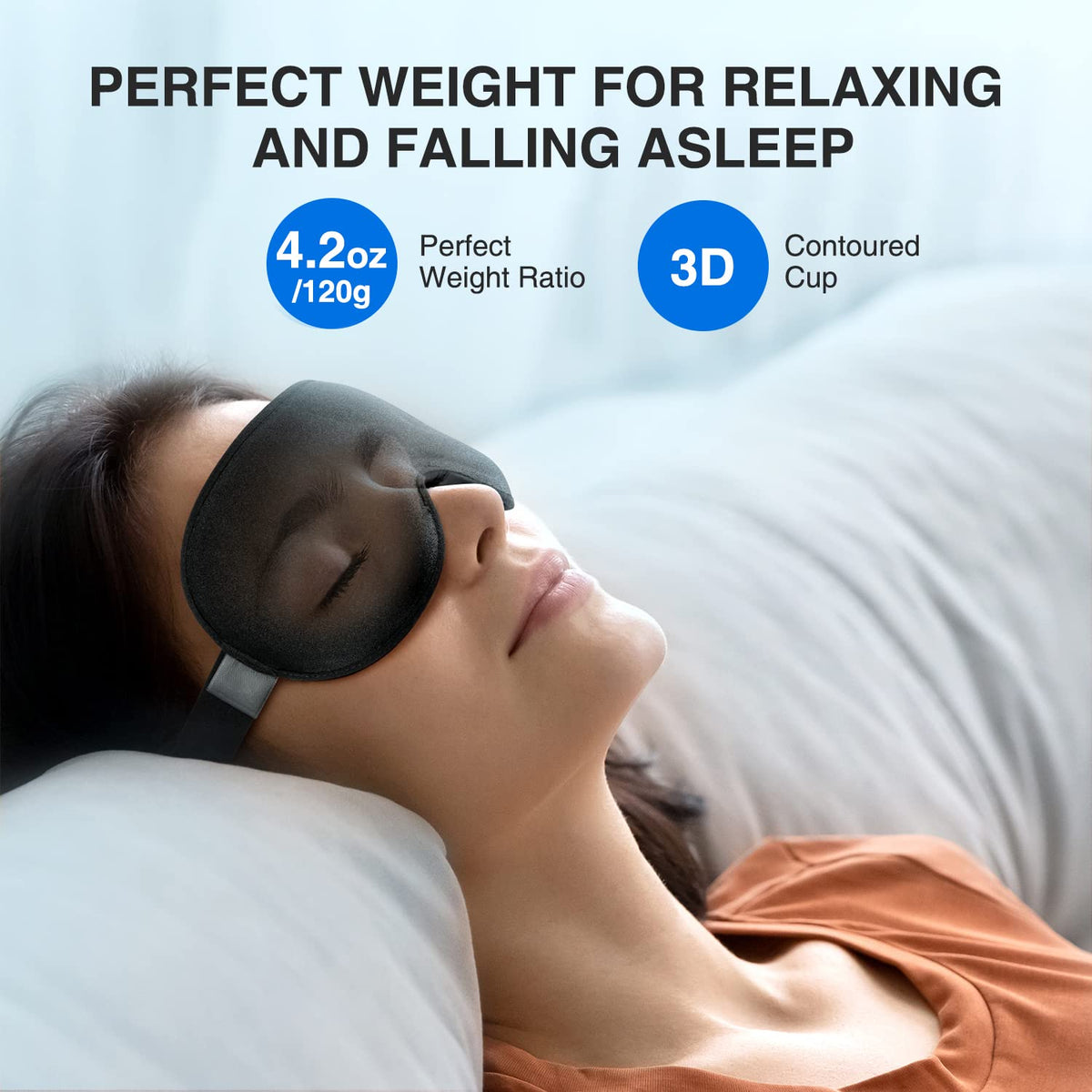 Weighted 3D Sleep Eye Mask