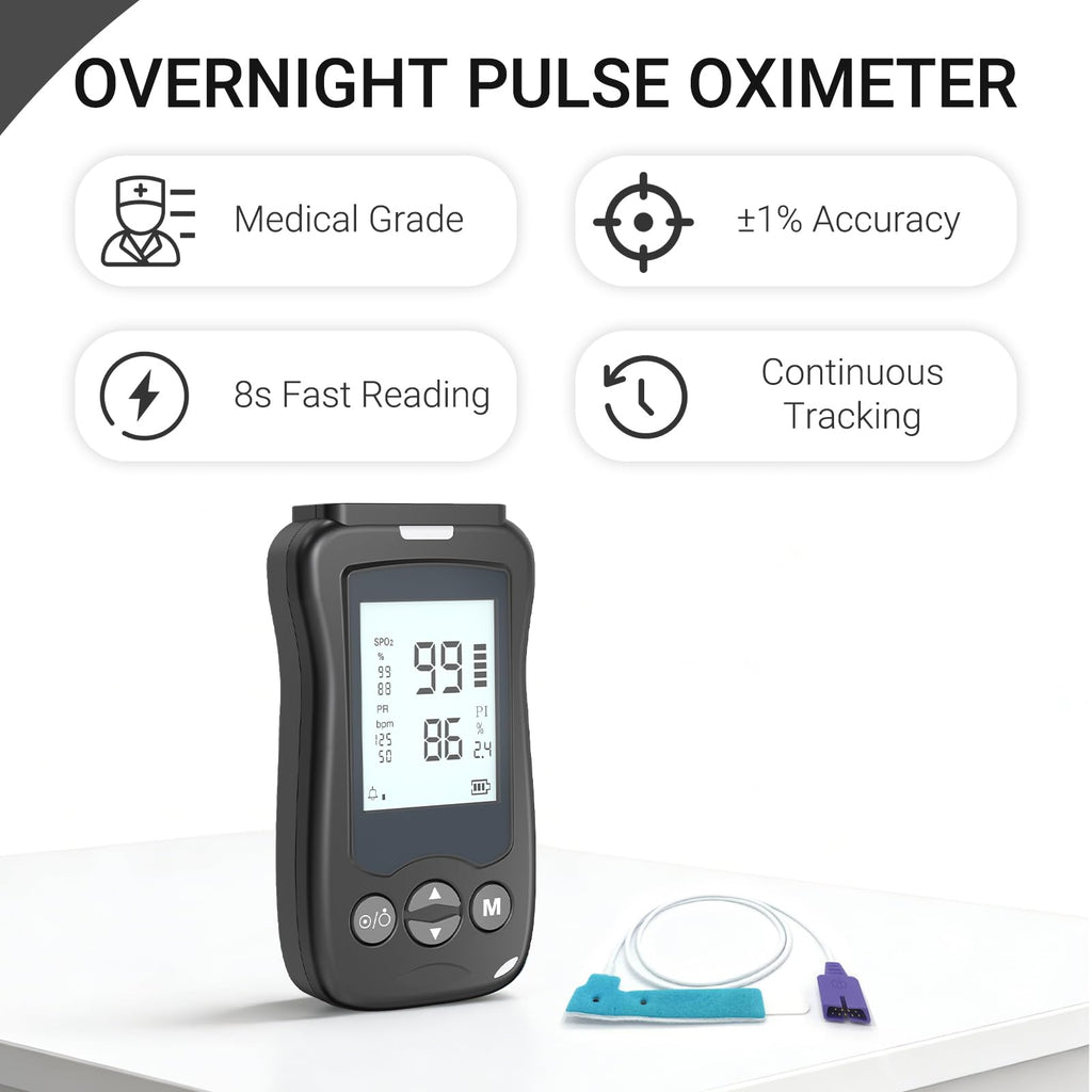 Pulse Oximeter Large 2.4‑inch HD LCD Display
