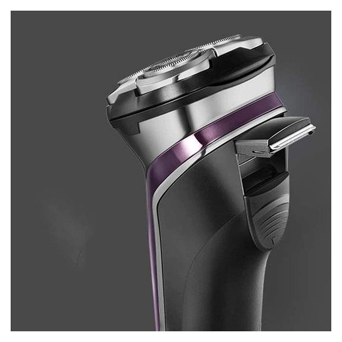 Waterproof Rotary Electric Shaver with Pop-Up Trimmer