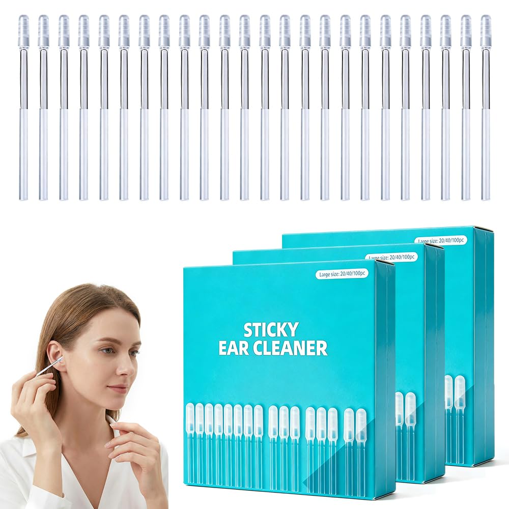 Reusable Adhesive Ear Cleaning Tool