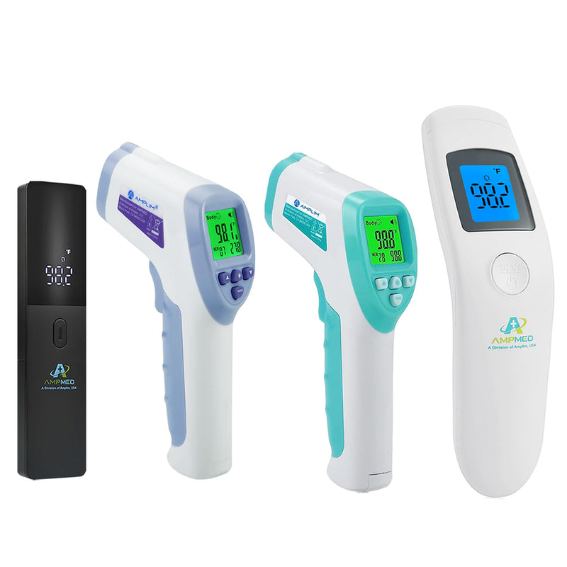 Non-Contact Infrared Forehead Thermometer, 4-Pack