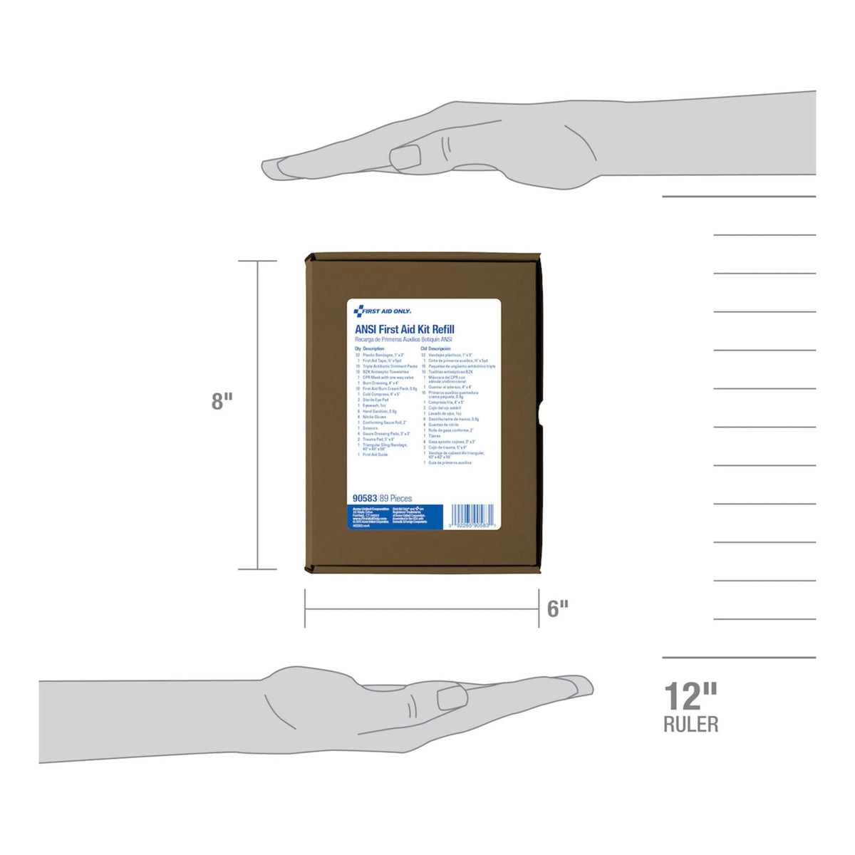 183-Piece First Aid Kit Refill