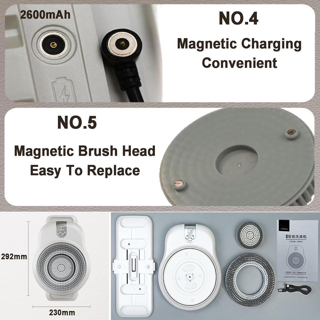 Electric Back Scrubber for Deep Cleansing