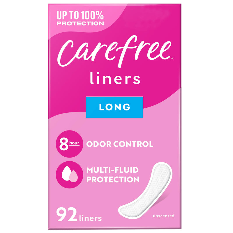 Panty Liners, Long Liners, Unwrapped, Unscented
