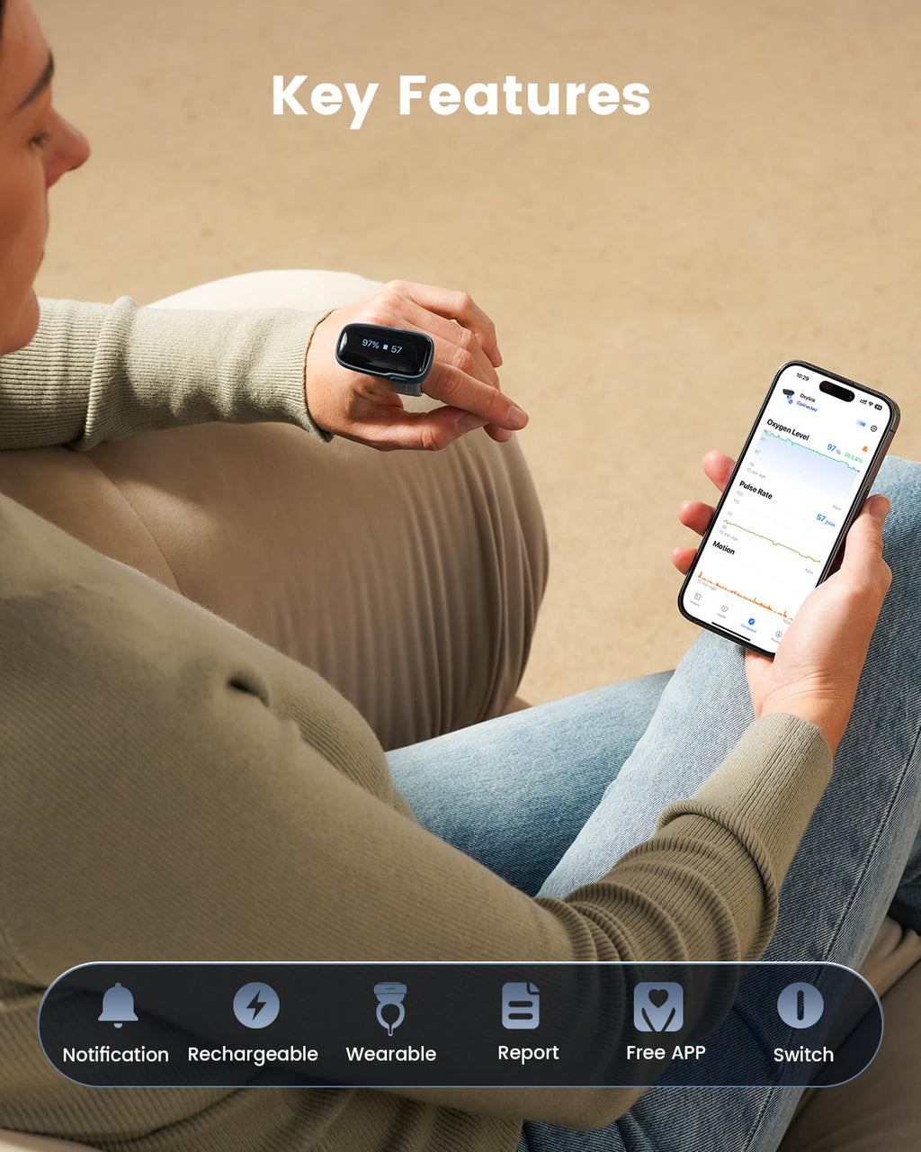 Wearable Bluetooth Pulse Oximeter