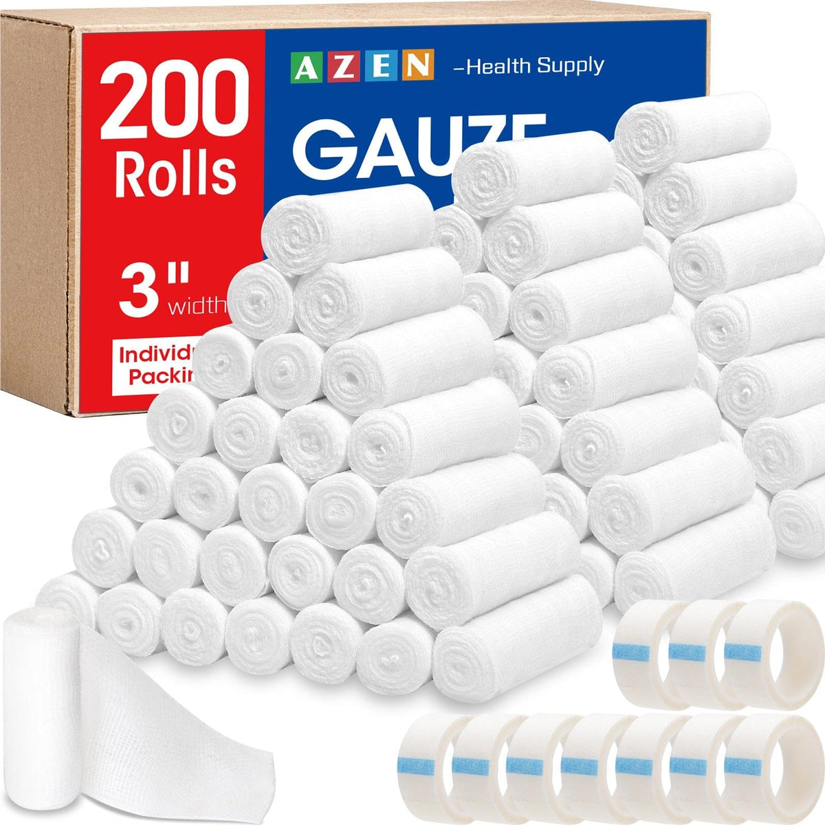 Gauze Bandage Rolls for First Aid