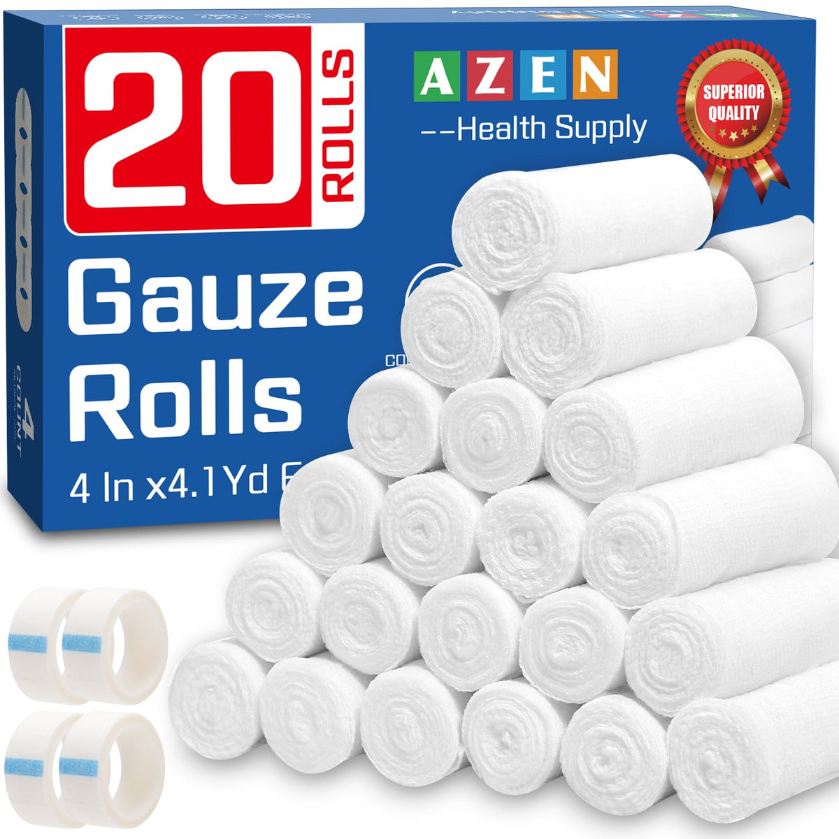 Gauze Bandage Rolls for First Aid