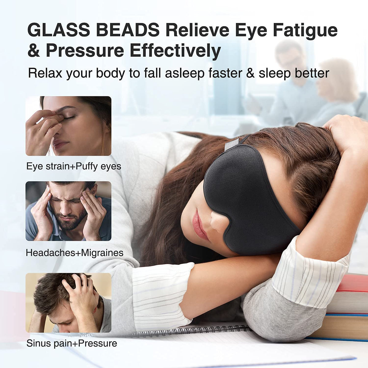 Weighted 3D Sleep Eye Mask