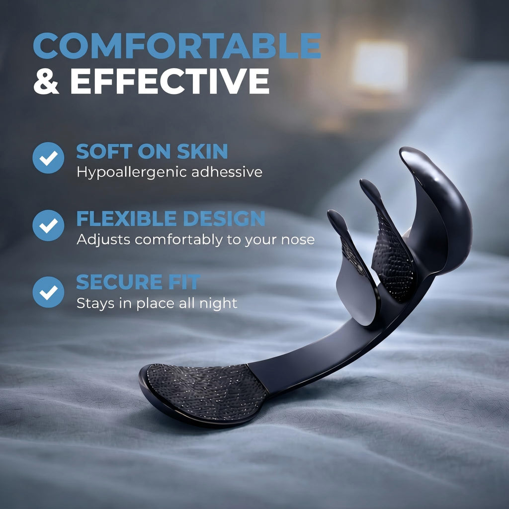 Reusable Nasal Strips for Breathing & Snoring, 30-Piece
