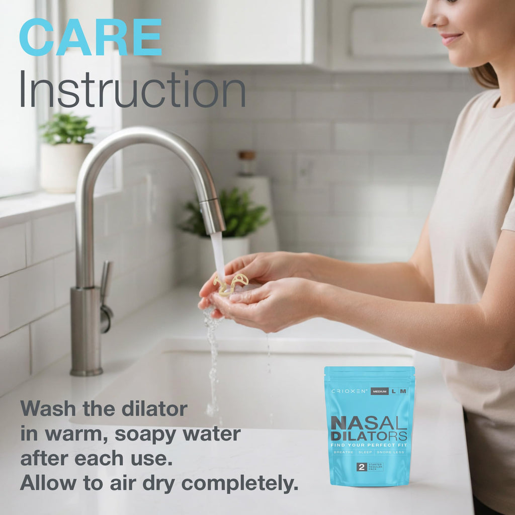 Reusable Nasal Dilator for Breathing & Snoring