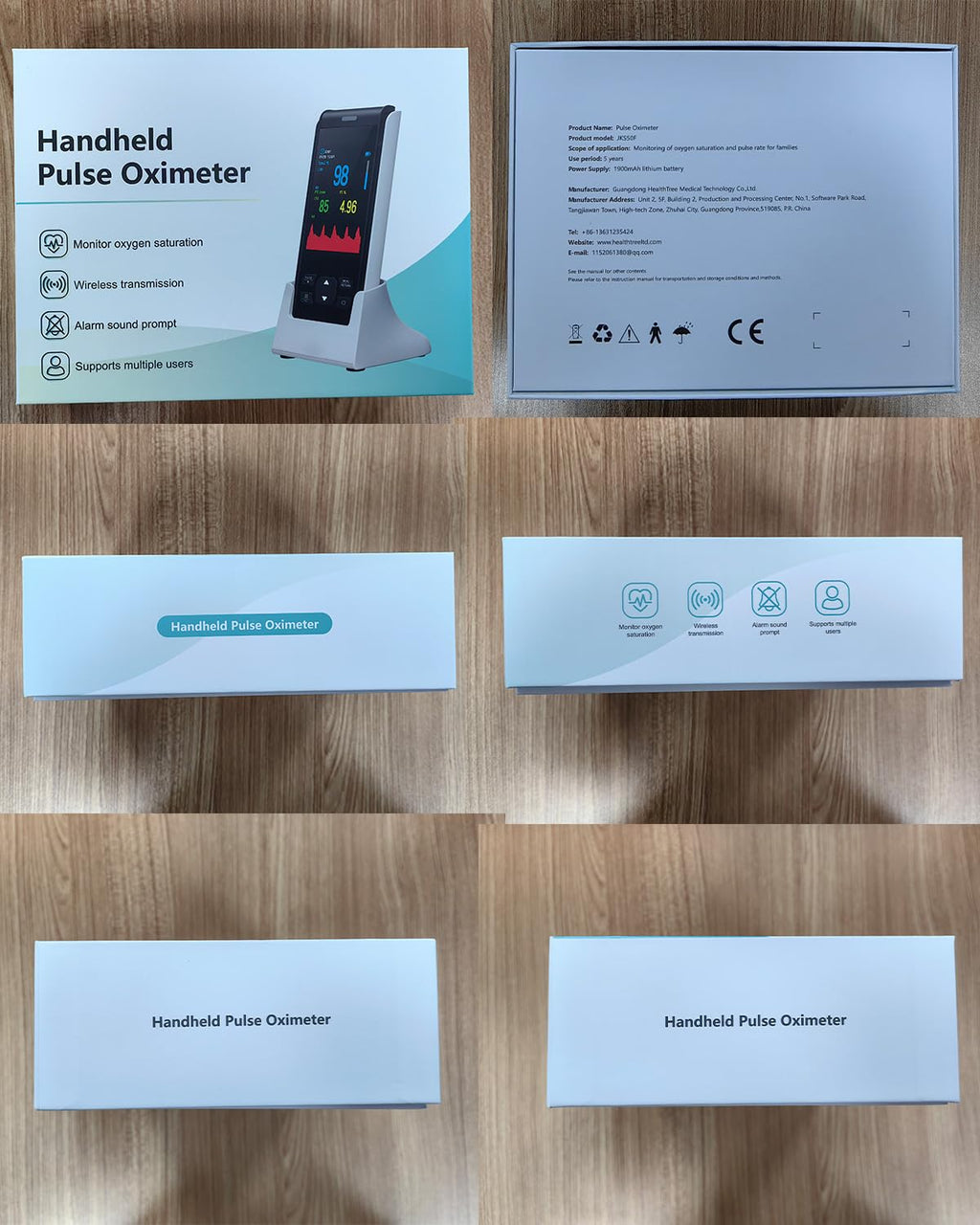 Handheld Fingertip Pulse Oximeter