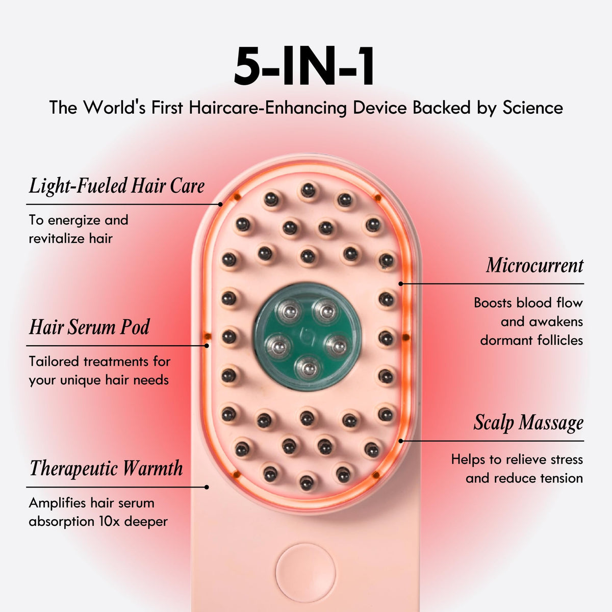 4-in-1 Warming Scalp Massage & Hair Care Device