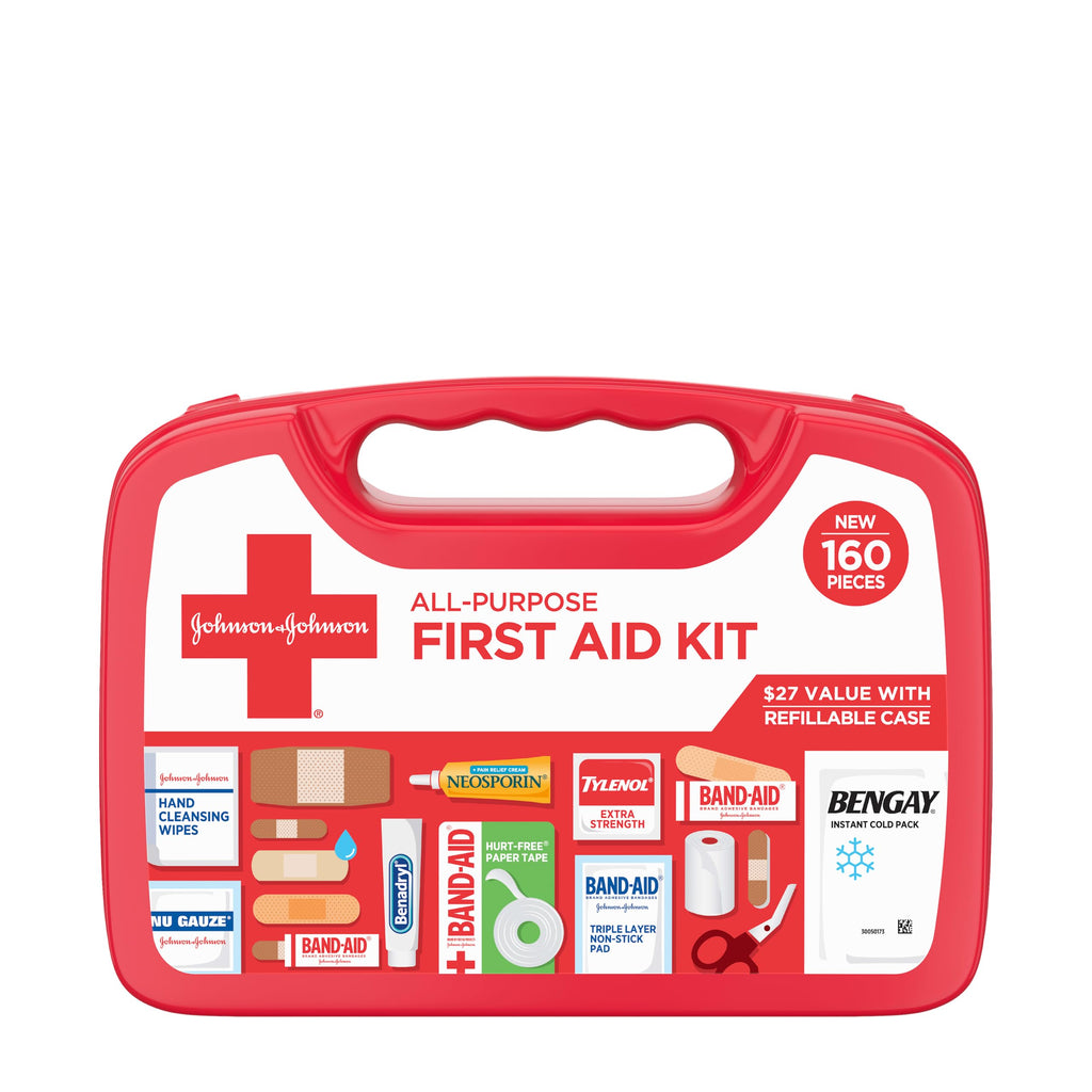 160-Piece Portable First Aid Kit, 2-Pack