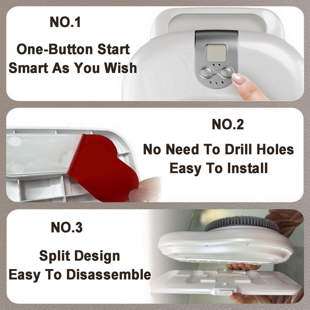Electric Back Scrubber for Deep Cleansing