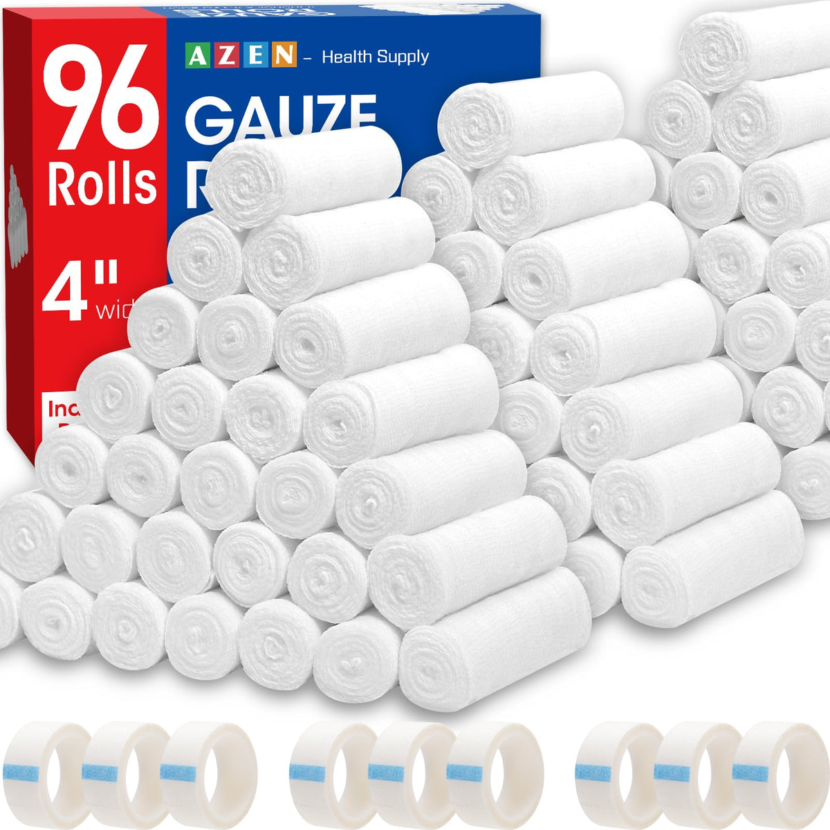 Gauze Bandage Rolls for First Aid