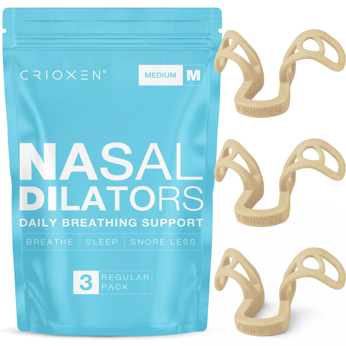Reusable Nasal Dilator for Breathing & Snoring