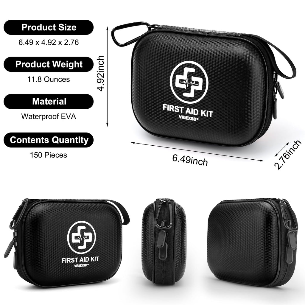 150-Piece Waterproof Mini First Aid Kit