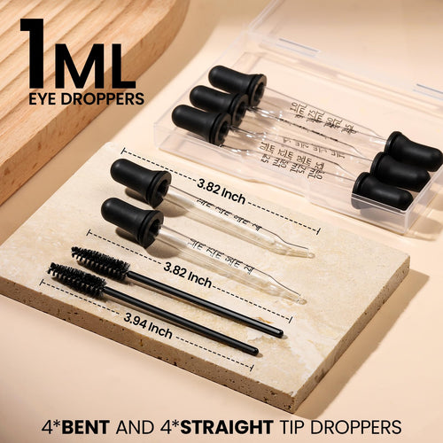10-Piece Glass Dropper & Pipette Set