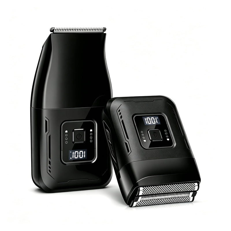 Waterproof Cordless Foil Shaver with Dual Blades