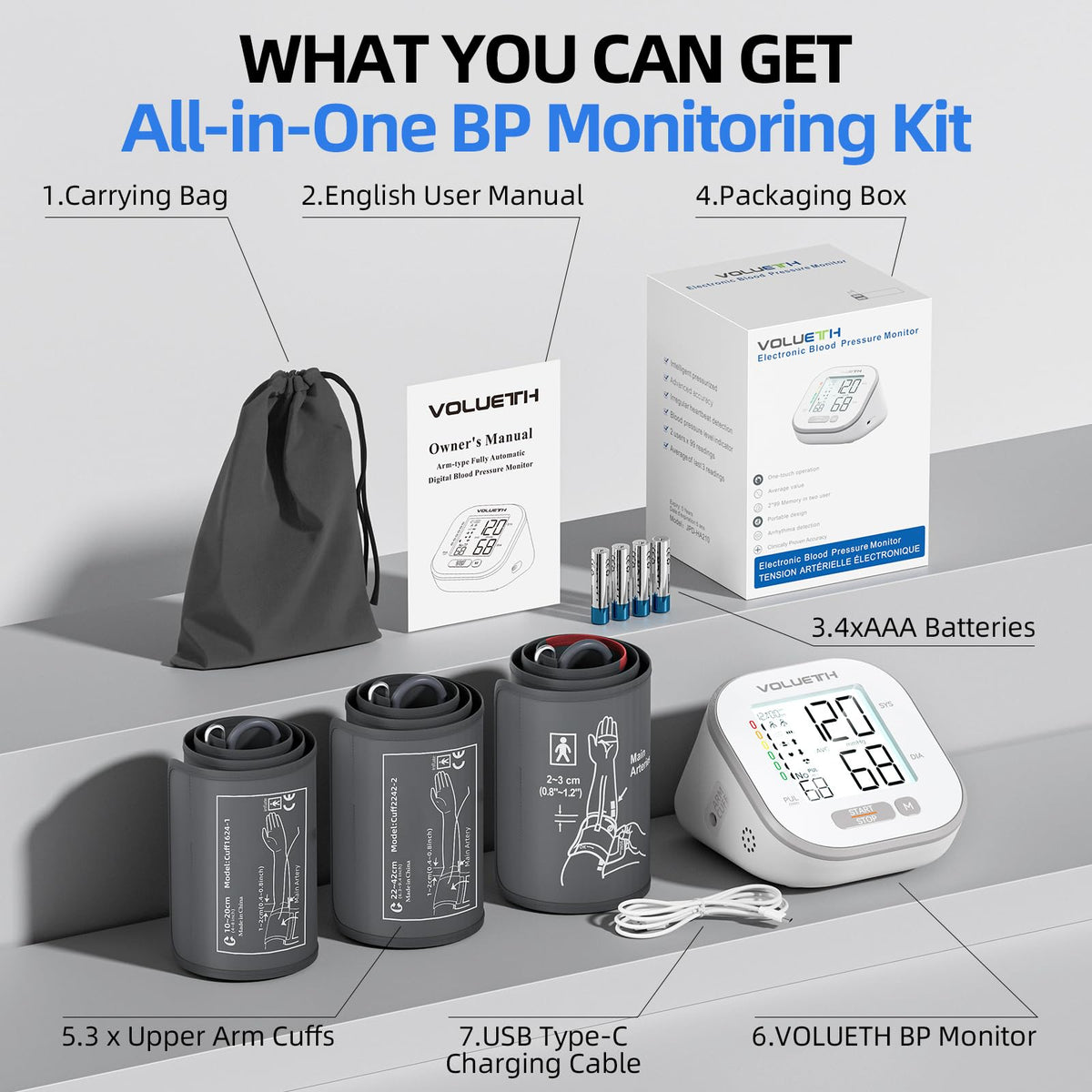 Blood Pressure Monitor for Home Use