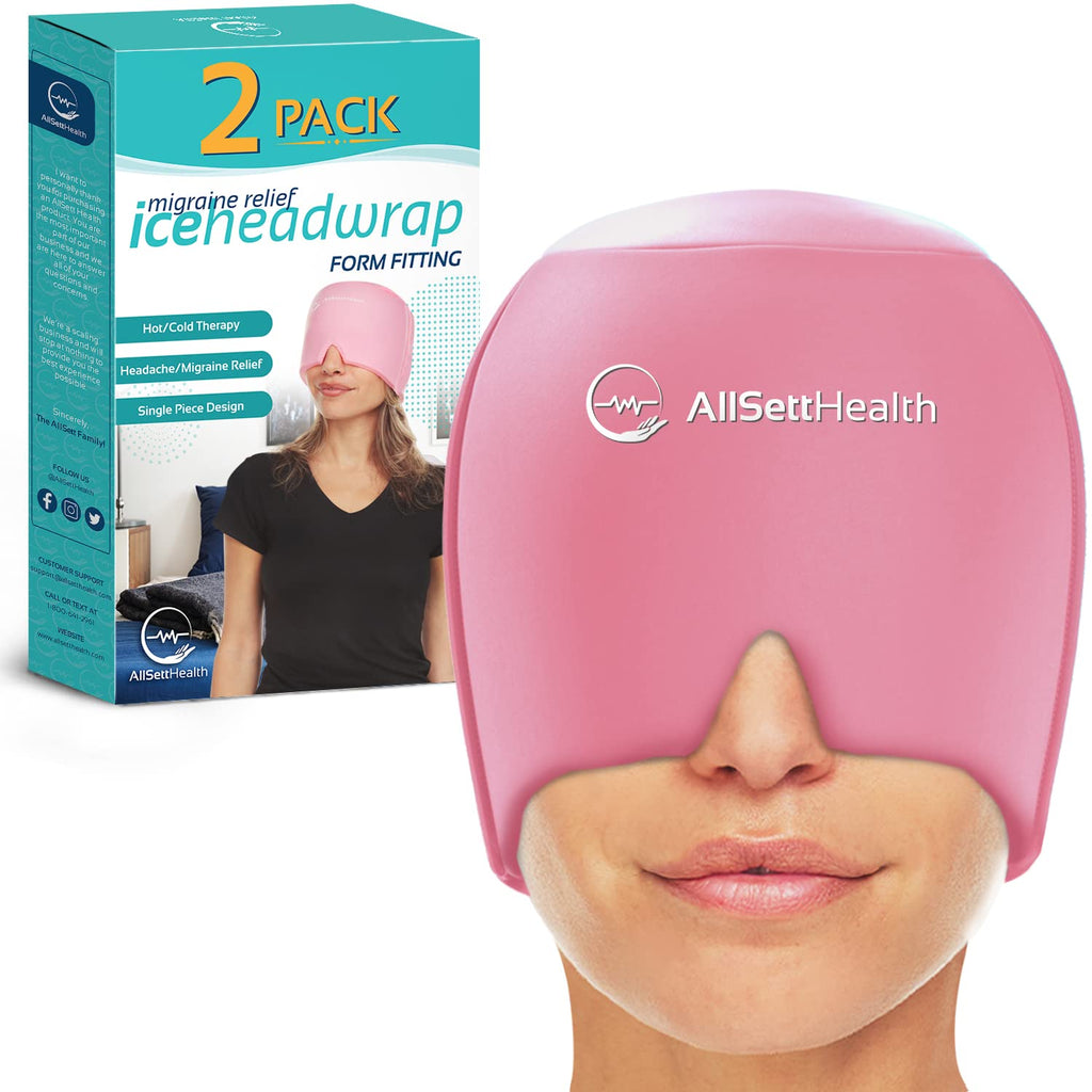 Hot & Cold Migraine Relief Head Wrap