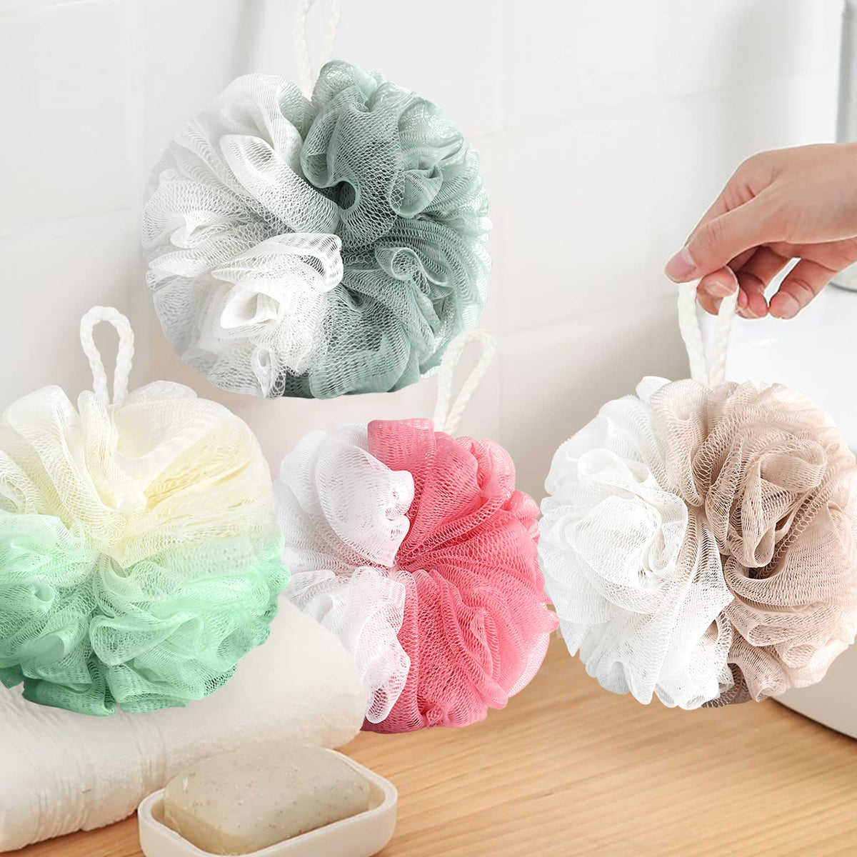 Loofah Bath Sponge Body Scrubber