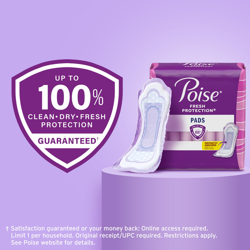 Maximum Absorbency Incontinence Pads, 128 Count