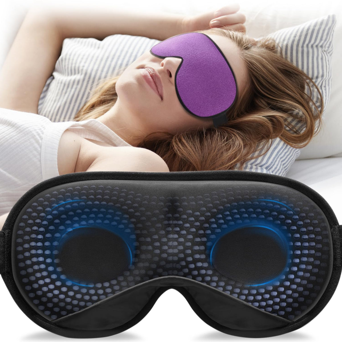 Weighted 3D Sleep Eye Mask