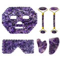 Amethyst Jade Roller & Gua Sha Facial Care Set