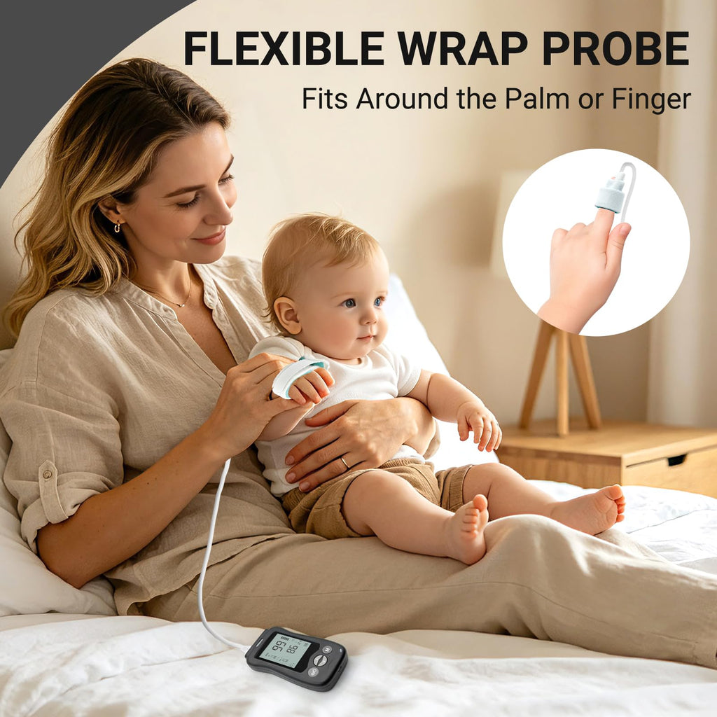 Pulse Oximeter Large 2.4‑inch HD LCD Display
