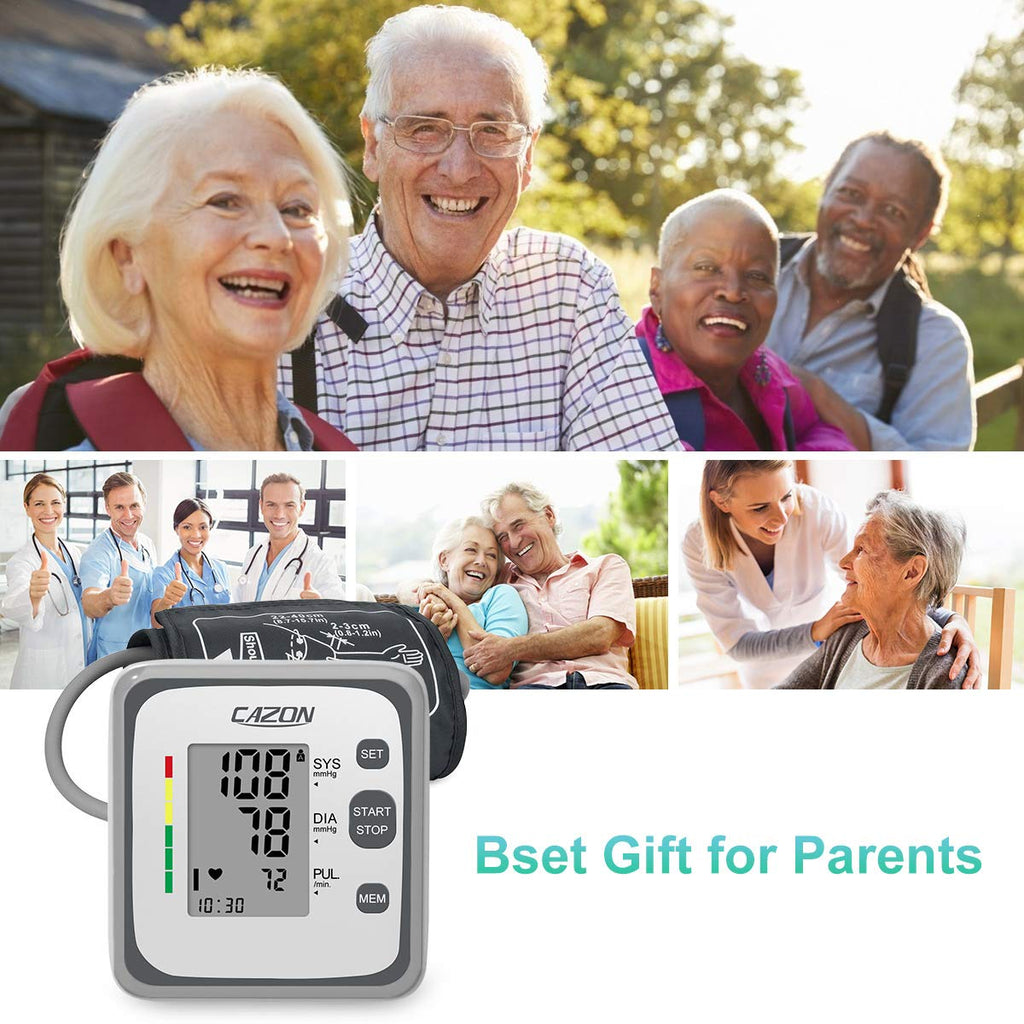 Upper Arm Blood Pressure Monitor with Pulse Tracking